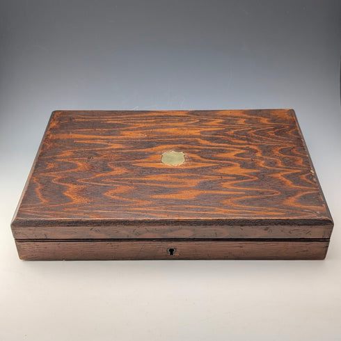 1923年 英国アンティーク 純銀ハンドル デザートカトラリー5ペア Yates Brothers 木箱入り