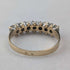 Antique Jewelry K9 Gold 7 Row Spinel Ring 2.2g (Size 12)