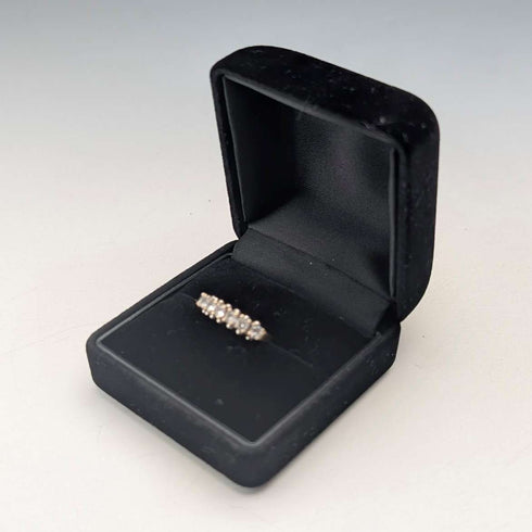 Antique Jewelry K9 Gold 7 Row Spinel Ring 2.2g (Size 12)