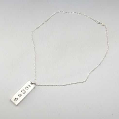 1977年英國純銀禧年錠吊墜,34.6克,搭配純銀項鍊,SHS