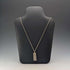 1977 British pure silver jubilee ingot pendant, 39.1g, with pure silver necklace, EJLd