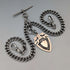 1929 British Vintage Sterling Silver Double Albert Chain 56g Gold Plated Sterling Silver Medal Fob