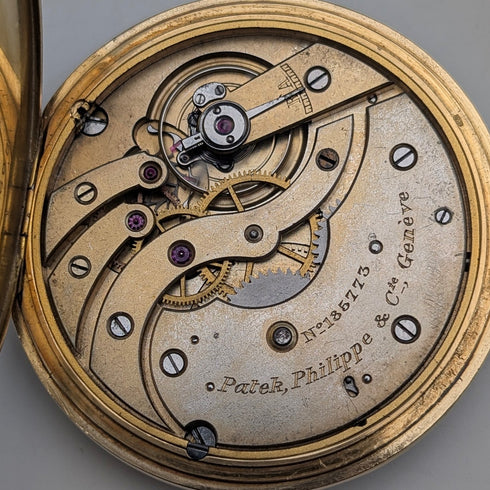 1918年頃 パテック・フィリップ 懐中時計 K18金無垢オープンフェース 整備済み