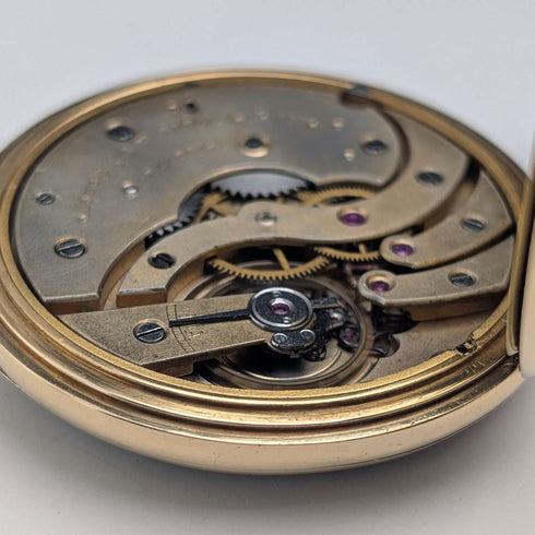 Circa 1918 Patek Philippe Pocket Watch, 18K Solid Gold, Open Face, Serviced