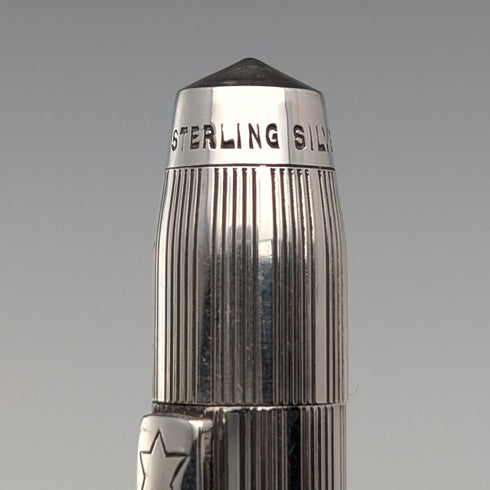 英国ヴィンテージ ロンガーリード 純銀製 推進式シャープペンシル