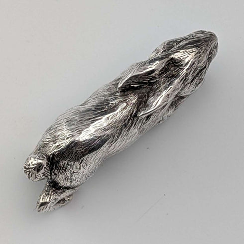 1980 British Vintage Sterling Silver Rabbit Miniature Figurine 50g BSE Products