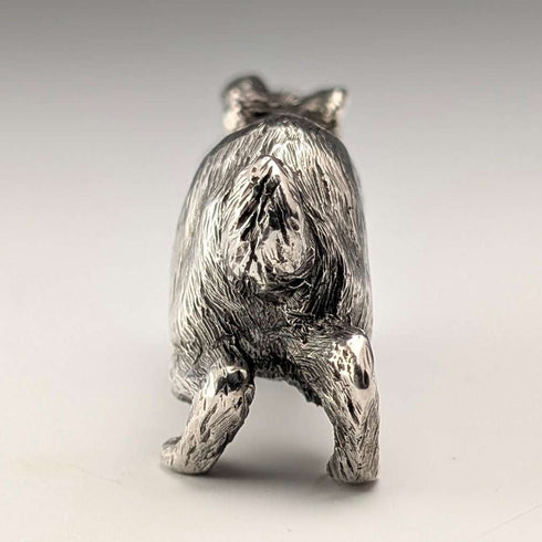 1980 British Vintage Sterling Silver Rabbit Miniature Figurine 50g BSE Products