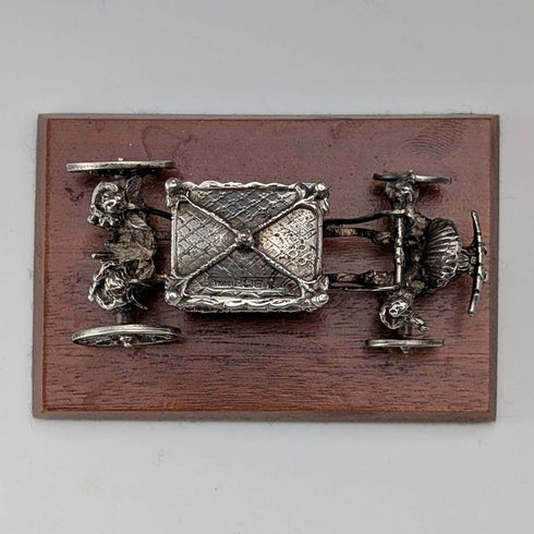 1977 British sterling silver Gold State Coach miniature 65g Toye, Kenning & Spencer