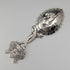 1904 Dutch antique sterling silver tea caddy spoon 23g FP&S