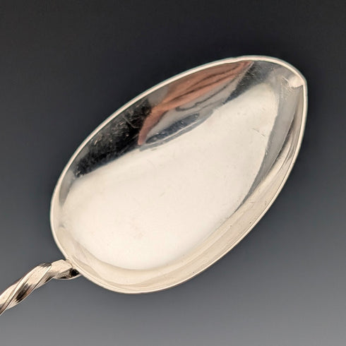 1907 British antique sterling silver tea spoon set of 6, total weight 37g, case included, William Devenport