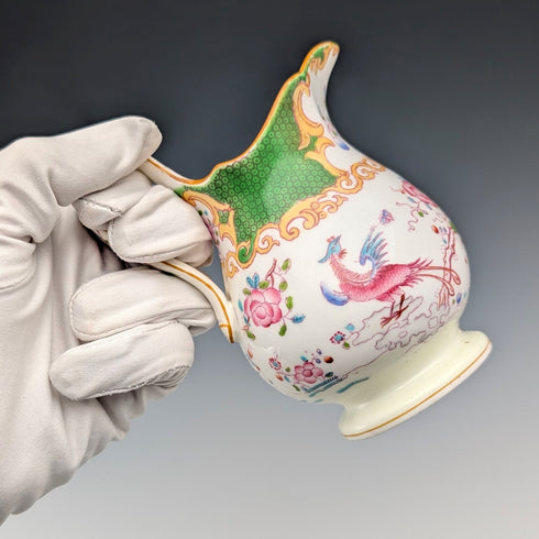 20世紀前半 英国ミントン 磁器製 ミルクジャグ コカトリス グリーン