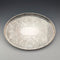 Vintage British silver plate oval gallery tray, 28cm wide, Barker Ellis