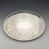 Vintage British silver plate oval gallery tray, 28cm wide, Barker Ellis