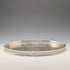 Vintage British silver plate oval gallery tray, 28cm wide, Barker Ellis