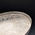 Vintage British silver plate oval gallery tray, 28cm wide, Barker Ellis