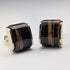 Vintage Tiger Eye Gold Plated Cufflinks