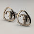 Vintage Fish Engraving Gold Plated Cufflinks