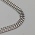 Colgante relicario vintage de plata de ley en forma ovalada, con cadena de plata de ley, 7 g en total