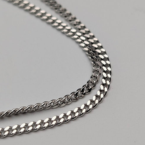 復古純銀心型小盒吊墜,搭配純銀項鍊,總重 7.3 克