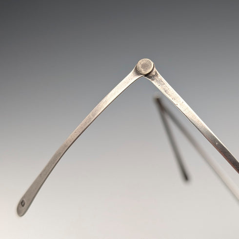 19世紀初頭 ジョージアン 英国アンティーク 純銀製 小型メガネ Mary Ann Holmes