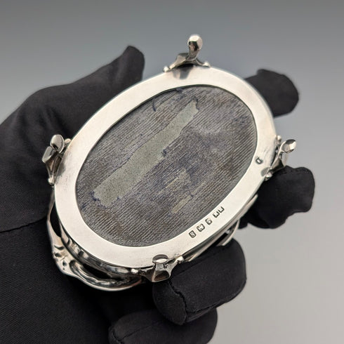 1907 年英國古董純銀首飾盒,88 克,亨利馬修斯