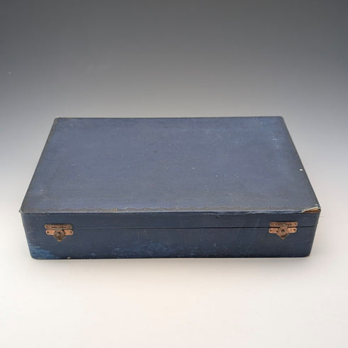 ドイツアンティーク 800シルバーハンドル デザートカトラリー12ペア ボックス入