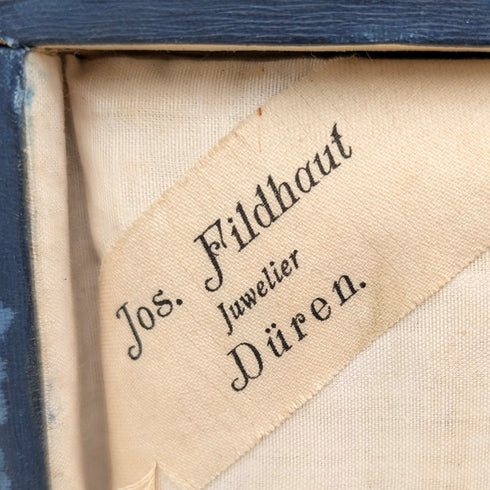 ドイツアンティーク 800シルバーハンドル デザートカトラリー12ペア ボックス入