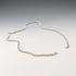 British vintage sterling silver azuki chain necklace 56cm 28.2g CC