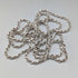 British vintage sterling silver twisted chain necklace 90cm 22.3g Milor