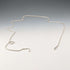British vintage sterling silver twisted chain necklace 90cm 22.3g Milor