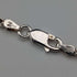 British vintage sterling silver twisted chain necklace 90cm 22.3g Milor