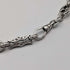 American vintage sterling silver multi-fancy link chain necklace 92cm 80g