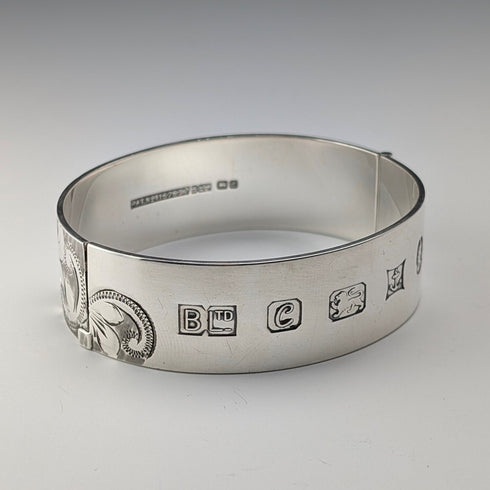 1977年英國復古禧年純銀手鍊 44克 Bracelon Ltd