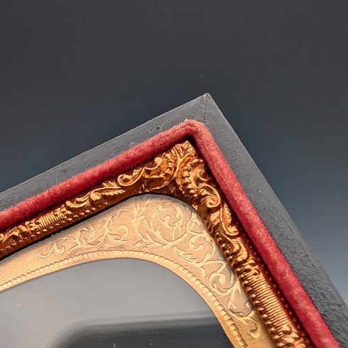 Antique British Umbrotype in leather case