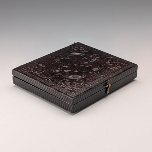 Antique British Umbrotype in leather case