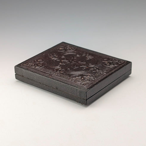 Antique British Umbrotype in leather case