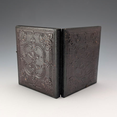 Antique British Umbrotype in leather case