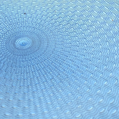 1926 英國古董藍扭索紋琺瑯純銀飾盒 120 克