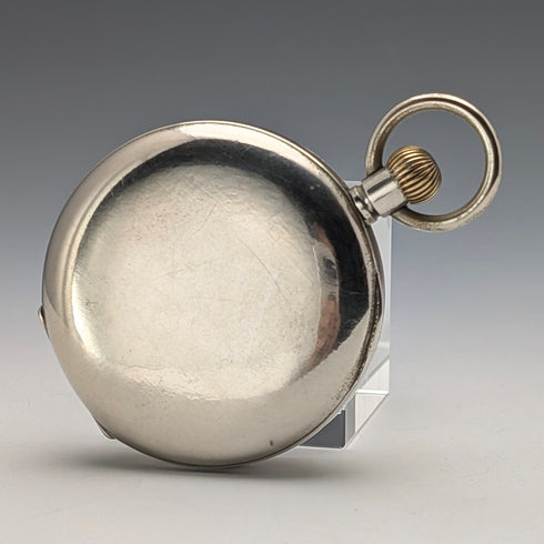 1920年頃 アンティーク オメガ 懐中時計 直径53mm 鉄道時計 合金ケース 動作良好