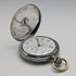 Antique Hungarian Brauswetter Janos pocket watch, silver side Niello decoration, hunter case, in good working order