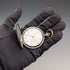 Antique Hungarian Brauswetter Janos pocket watch, silver side Niello decoration, hunter case, in good working order