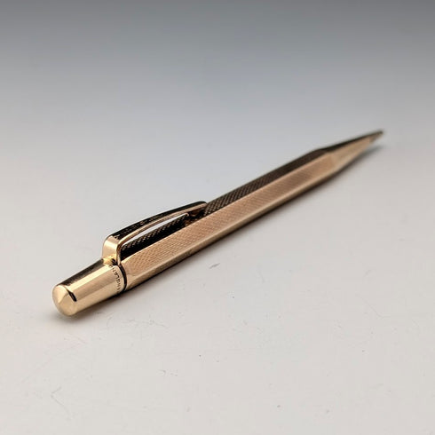 英国ヴィンテージ ヤード・オ・レッド ロールドゴールド ヘキサゴン 推進式ペンシル ケース入