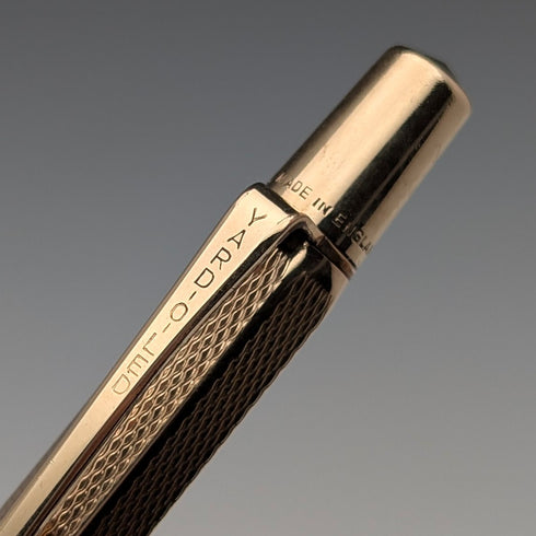 英国ヴィンテージ ヤード・オ・レッド ロールドゴールド ヘキサゴン 推進式ペンシル ケース入