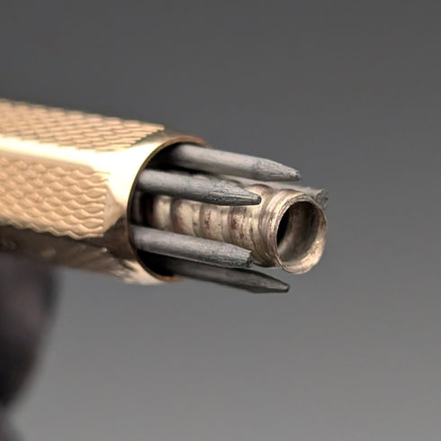 英国ヴィンテージ ヤード・オ・レッド ロールドゴールド ヘキサゴン 推進式ペンシル ケース入