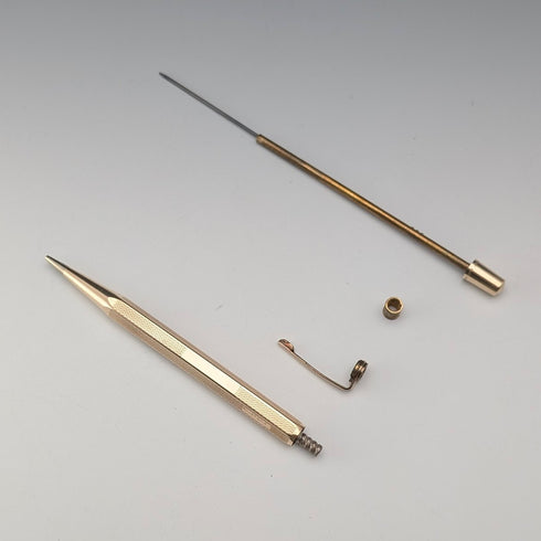 英国ヴィンテージ ヤード・オ・レッド ロールドゴールド ヘキサゴン 推進式ペンシル ケース入