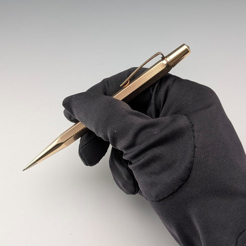 英国ヴィンテージ ヤード・オ・レッド ロールドゴールド ヘキサゴン 推進式ペンシル ケース入