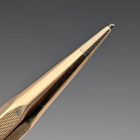 英国ヴィンテージ ヤード・オ・レッド ロールドゴールド ヘキサゴン 推進式ペンシル ケース入