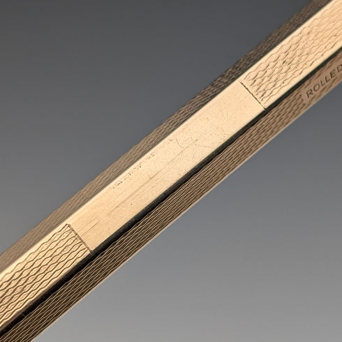 英国ヴィンテージ ヤード・オ・レッド ロールドゴールド ヘキサゴン 推進式ペンシル ケース入