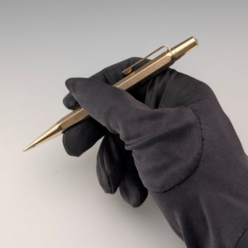 英国ヴィンテージ ヤード・オ・レッド ロールドゴールド ヘキサゴン 推進式ペンシル ケース入