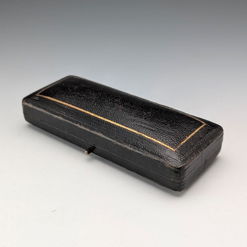 1898年 英国アンティーク 純銀製ハンドル&ブレード ペンナイフ ケース入り James Deakin&Sons